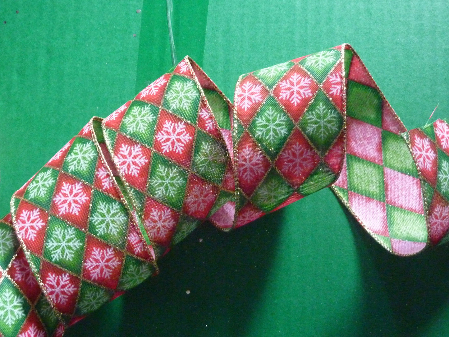 Wire Edged Ribbon 38mm Wide x 1 Metre