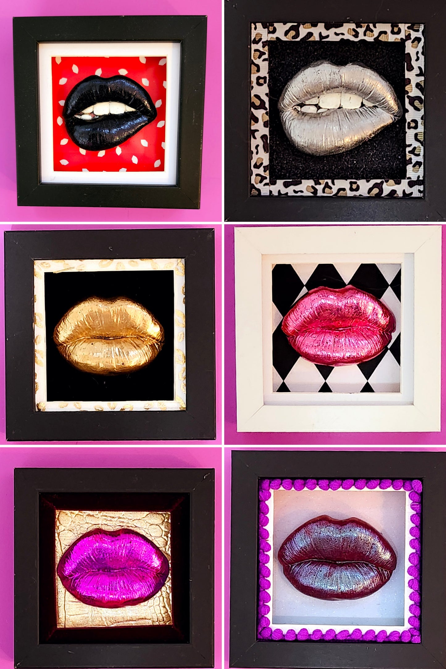 Clearance. Lip Wall Art