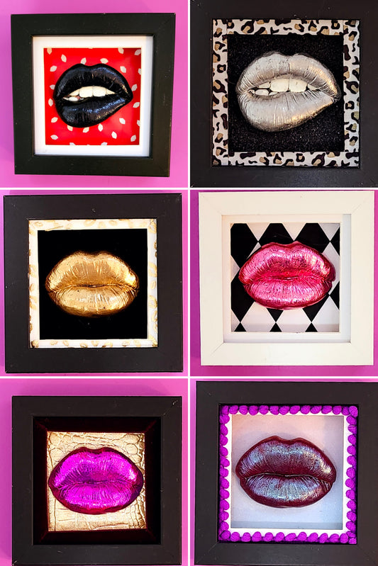 Clearance. Lip Wall Art