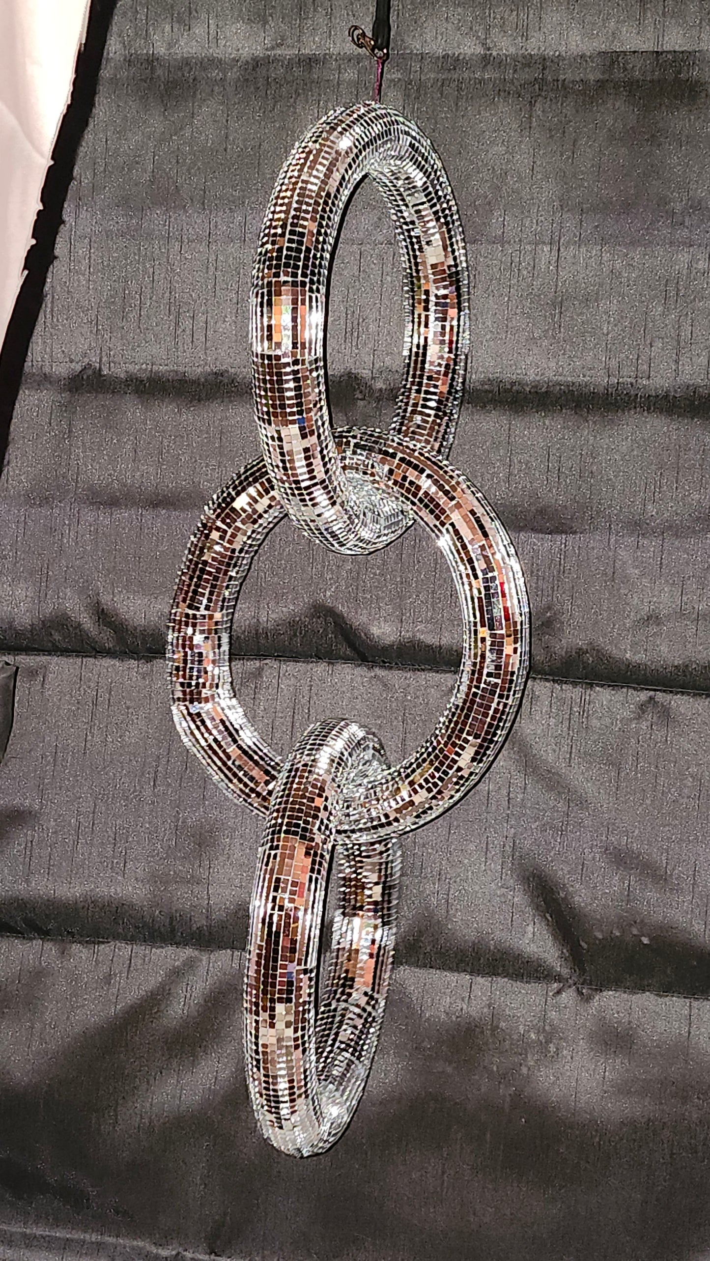 Mirrorball Glitter Large Hanging Style Mirror Chain