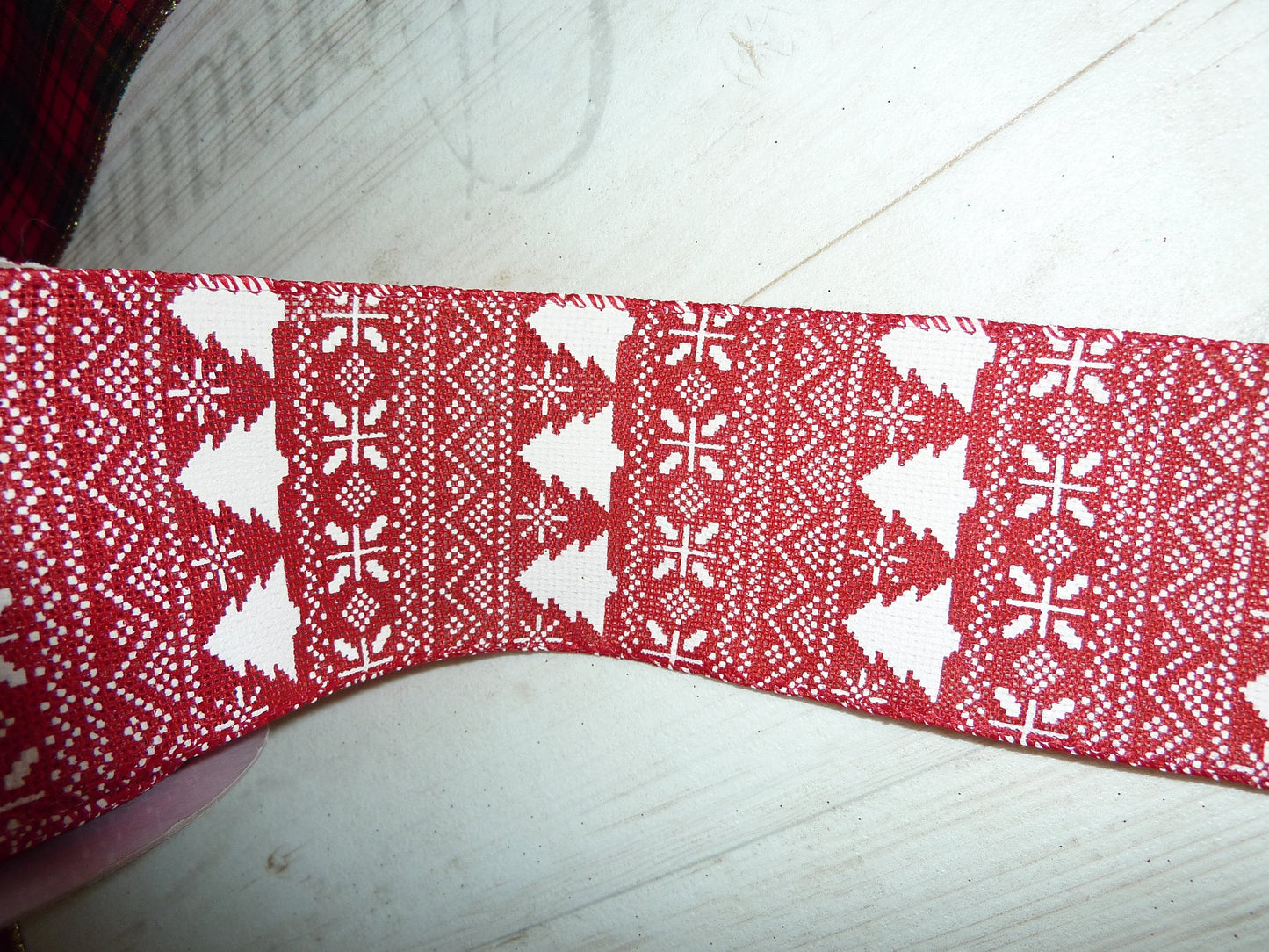 Wire Edged Ribbon 38mm Wide x 1 Metre