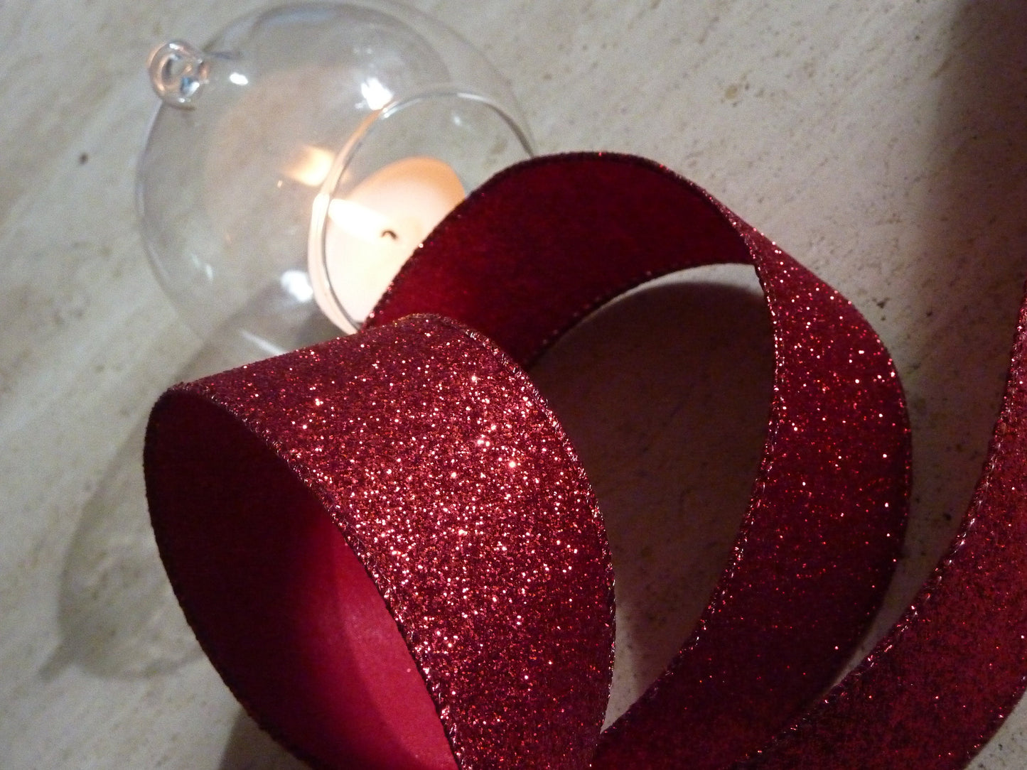 Wire Edged Ribbon 38mm Wide x 1 Metre