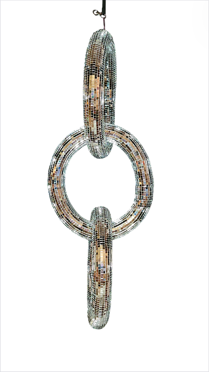 Mirrorball Glitter Large Hanging Style Mirror Chain