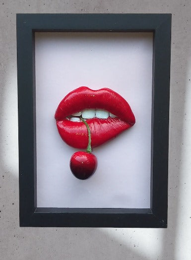 3D Lips Picture Classic Cherry 💋