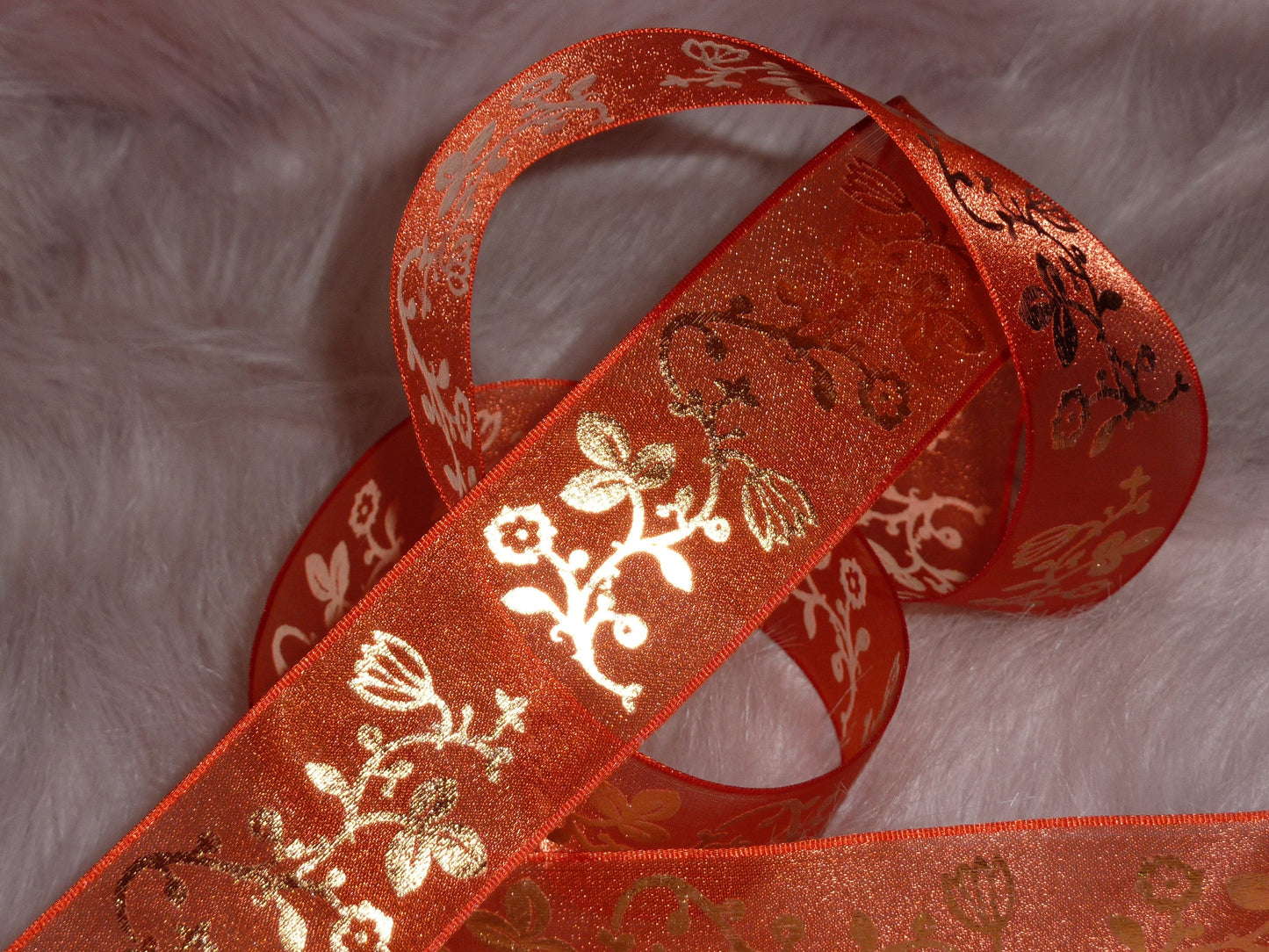 Wire Edged Christmas Assorted Ribbon 63mm/ 38mm Wide x 1 Metre