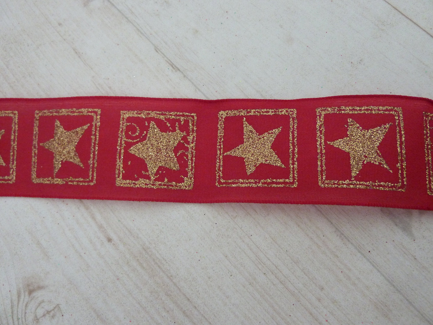 Wire Edged Ribbon 38mm Wide x 1 Metre