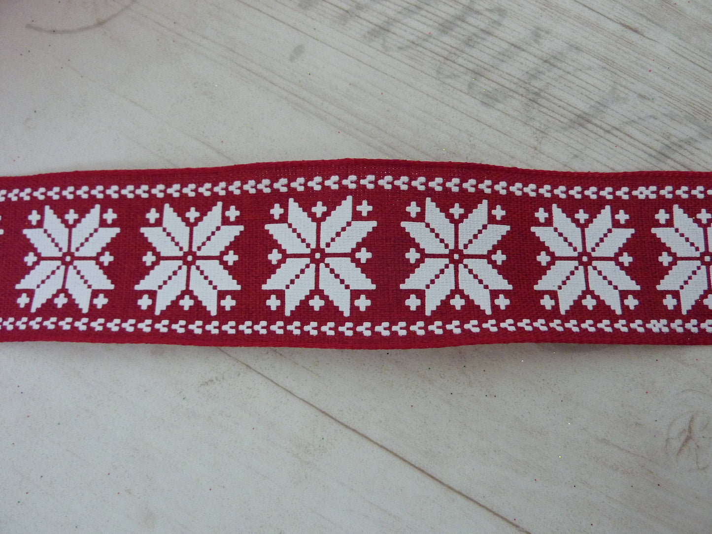 Wire Edged Ribbon 38mm Wide x 1 Metre