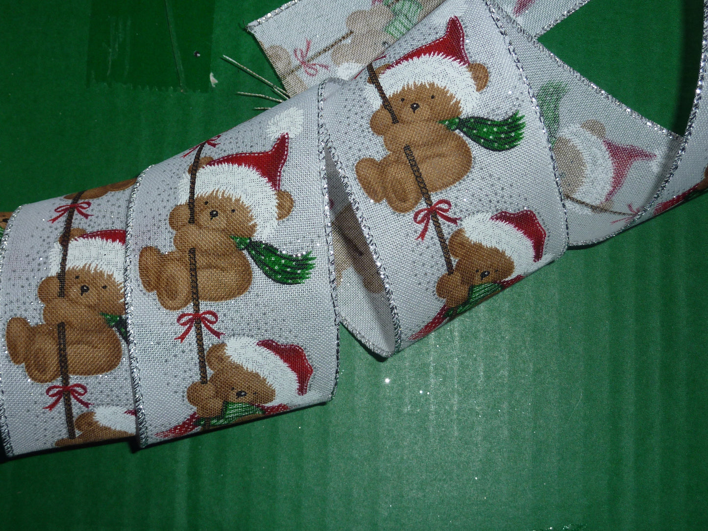 Wire Edged Ribbon 38mm Wide x 1 Metre