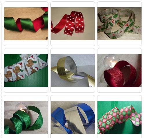 Wire Edged Ribbon 38mm Wide x 1 Metre